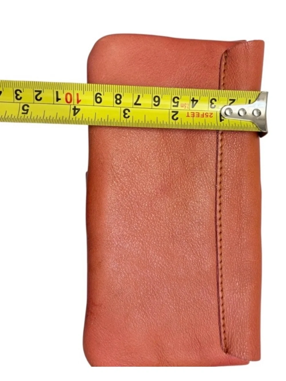 Free People or orangy brown leather wallet